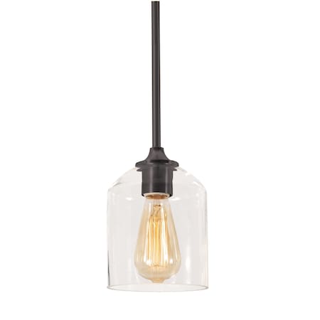 William 6 Pendant - Black